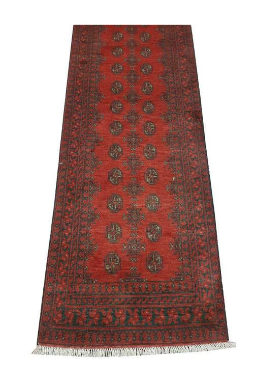 Incredible Red Afghan Carpet 754 x 80 cm