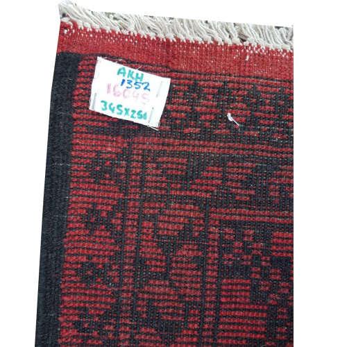 BEAUTIFUL RED AFGHAN CARPET 345 x 250 cm