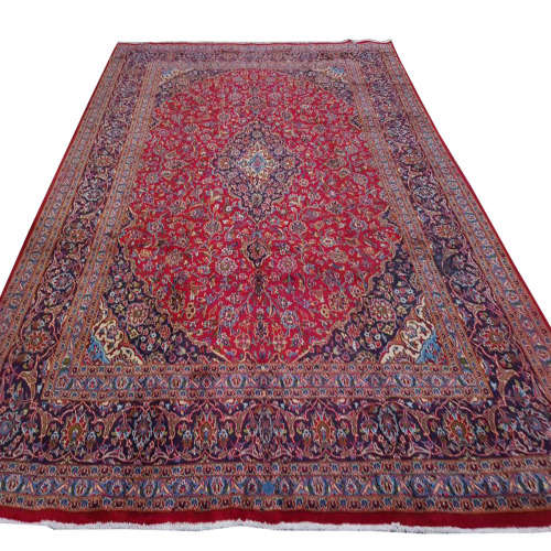 USED  KASHAN CARPET 400 X 300cm