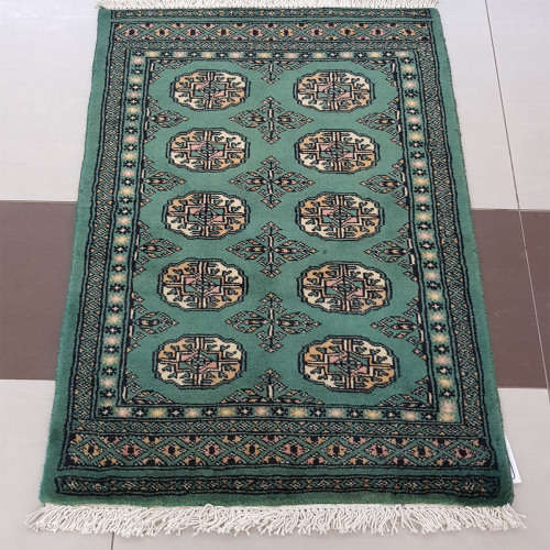 Stunning BUKHARA CARPET 90 x 62 cm