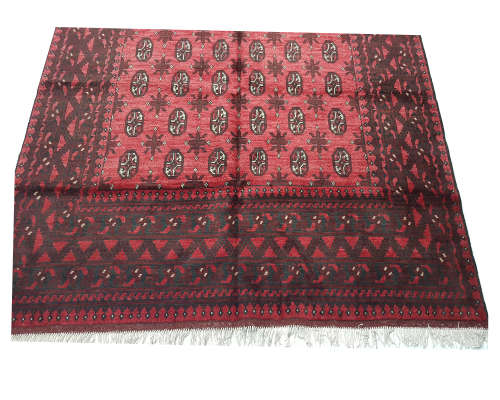 Beautiful RED AFGHAN CARPET 289 X 201  cm