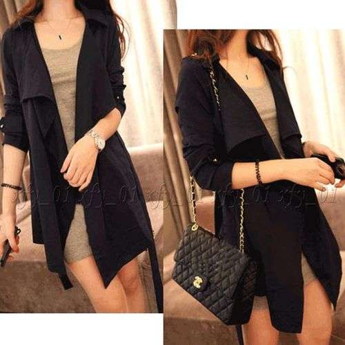 Navy trench coat, free size, BRAND NEW