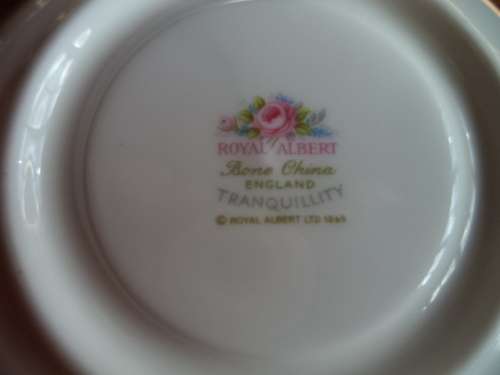 Two Saucers - Royal Albert - Tranquillity