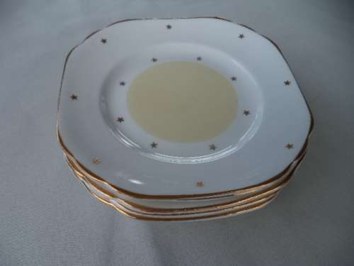 5 x Cake Plates - DUCHESS - Bone Chine - Made in England