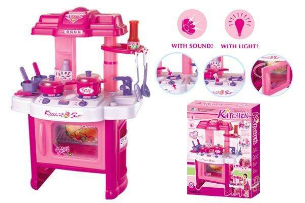 Kitchen Play set with with Music and Lights