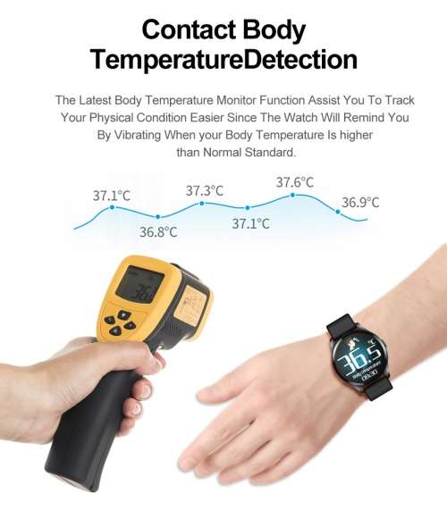 Smart Watch Activity Monitor, Oximeter, Thermometer, HR, BP and Immunity Check
