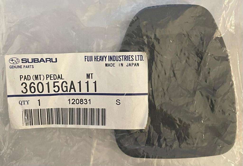 SUBARU Genuine Foot Pad. CLUTCH & BRAKE PEDAL