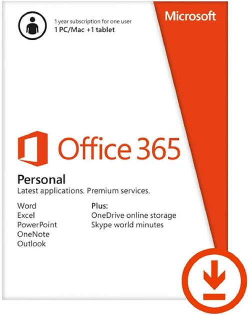 Microsoft Office 365 Personal (PC/Mac) - 1 Device Lifetime-Key