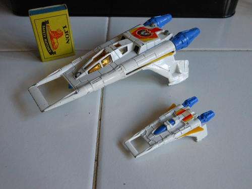 CORGI - BUCK ROGERS  X 2--- PLAYED WITH CONDITION