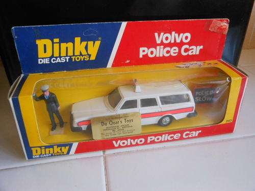 DINKY ---SET 243--VOLVO POLICE CAR SET---- MINT IN BOX