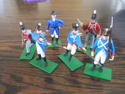 TOY SOLDIER LOT ---BLUE BOX