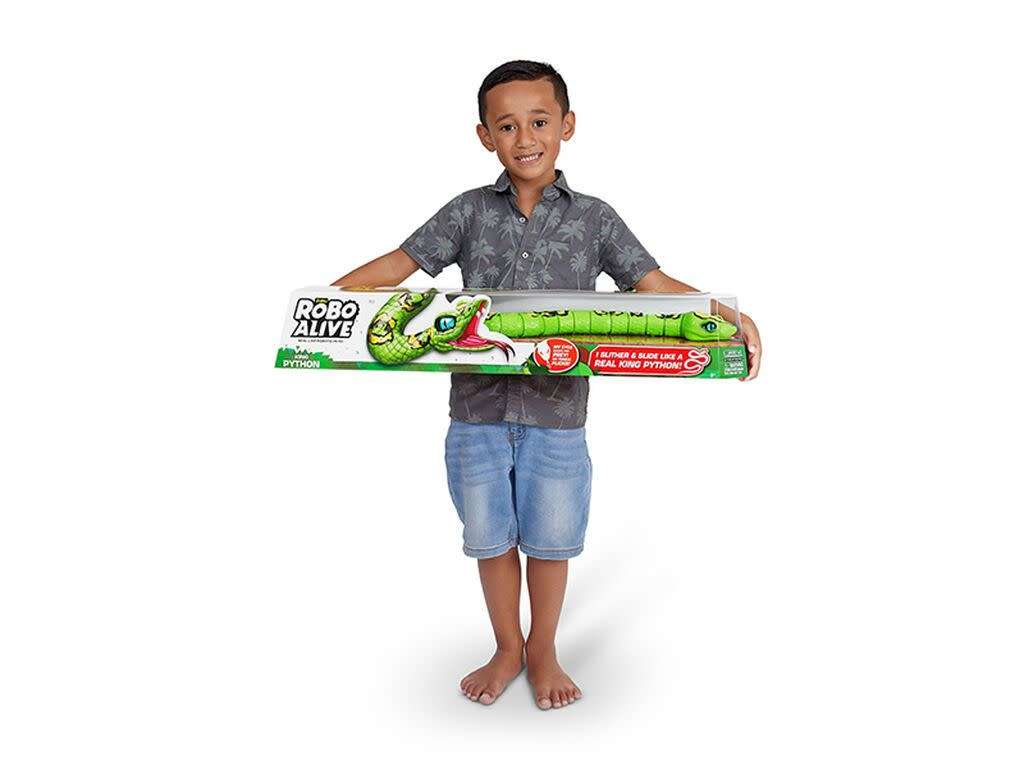 Robo Alive King Python Snake Toy (Shop Soiled) CRAZY R1 Auction - No Reserve!!