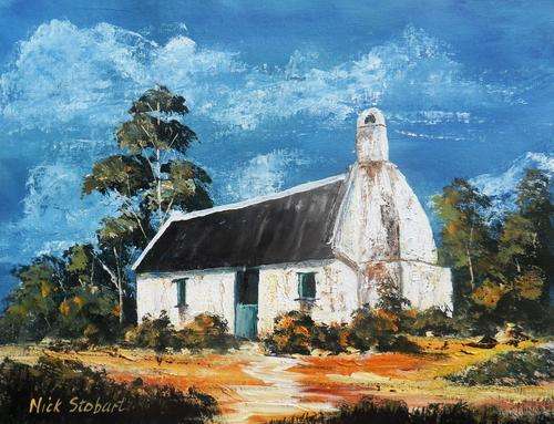 ' THE COUNTRY LIFE SERIES' Original signed acrylic by Nick Stobart