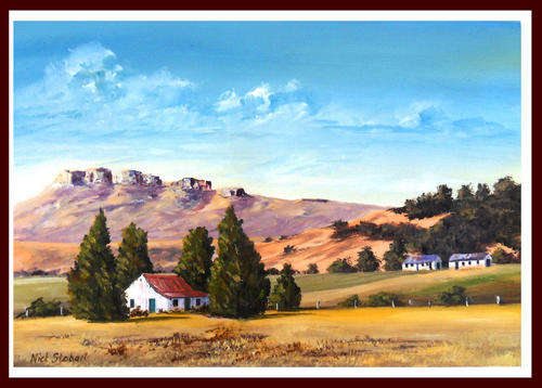 '' THE SIMPLE LIFE (UNDERBERG) Original signed acrylic by Nick Stobart.