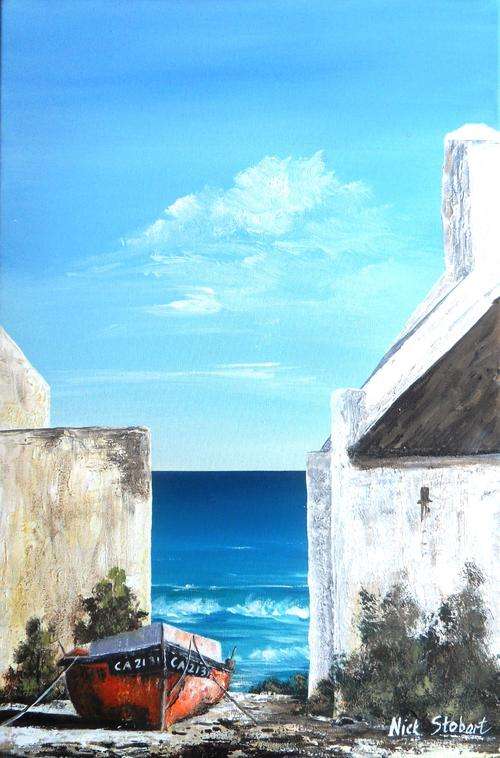 ' THE SIMPLE LIFE SERIES ' Original signed acrylic by Nick Stobart.