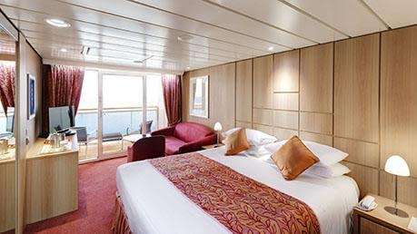 3 Night Cruise to Portuguese Island | Family 4 Bed Balcony Suite  - 2 Adults and 2 Children only