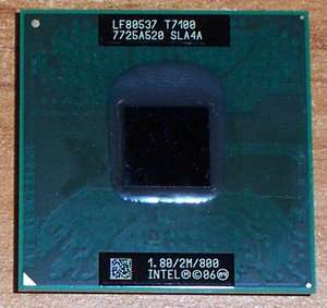 1.8GHZ T7100 Notebook CPU