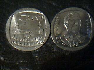 MANDELA 2000 R5 SMILEY - MOST SCARCE MANDELA COIN and 1994 INAUGURATION R5 COIN