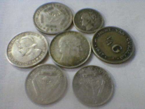 LOT SILVER COINS - WORLD AND S.A
