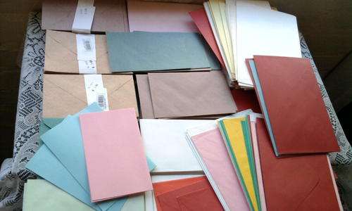 Huge lot of envilopes - all sizes