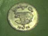 # 1986 kruger 3d (gold reef city) coin/token #