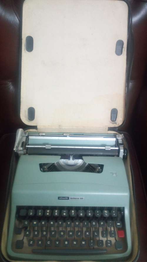 Old Olivetti Type Writer (Lot of 2)  - (Made In Barcelona Olivetti Plant in Spain)