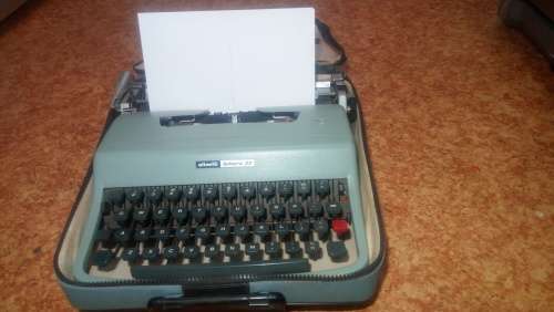 Old Olivetti Type Writer (Lot of 2)  - (Made In Barcelona Olivetti Plant in Spain)