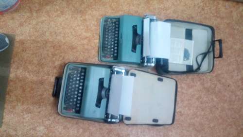 Old Olivetti Type Writer (Lot of 2)  - (Made In Barcelona Olivetti Plant in Spain)