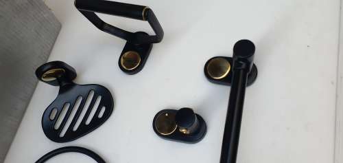 Bathroom Towel Ring and Rail Set