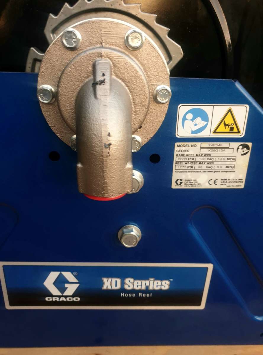 Graco HD Series Pneumatic/ Fuel/Water Spring-Driven (Hose And Reel)