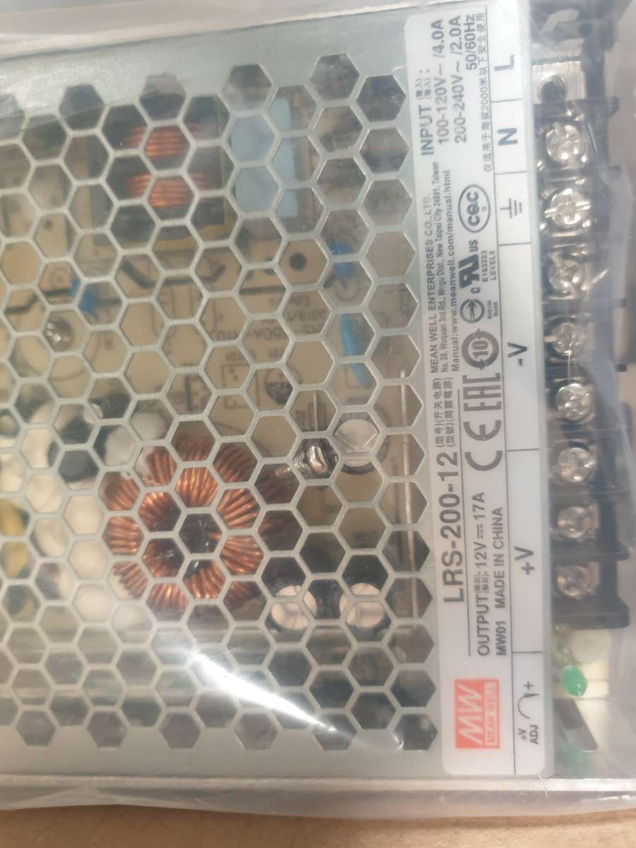 Mean Well LRS 200, 12v Switching Power Supply (Each)