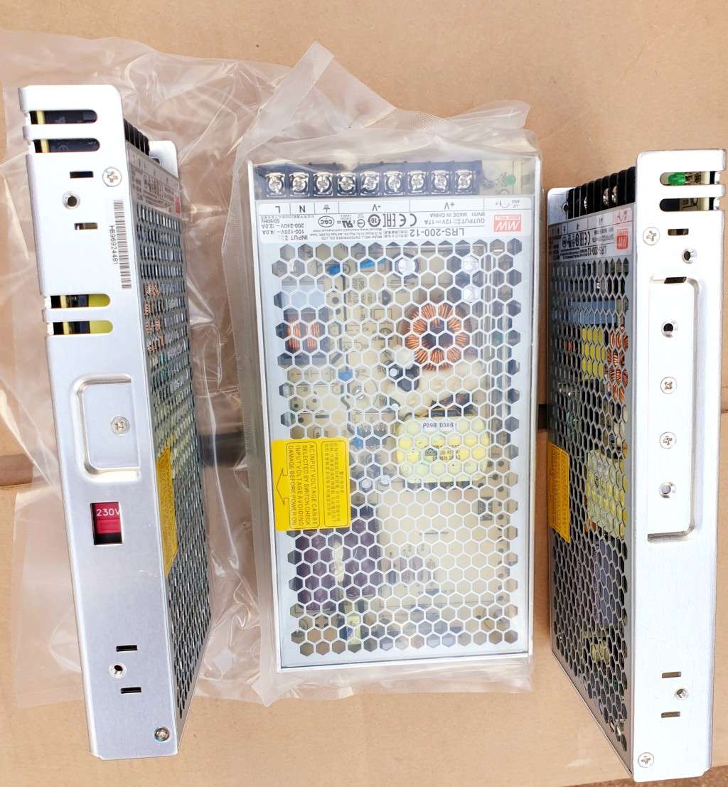 Mean Well LRS 200, 12v Switching Power Supply (Each)
