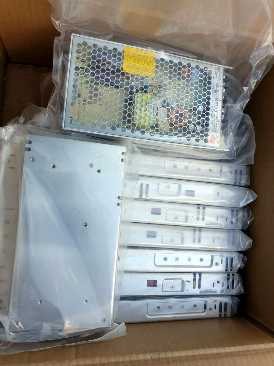 Mean Well LRS 200, 12v Switching Power Supply (Each)