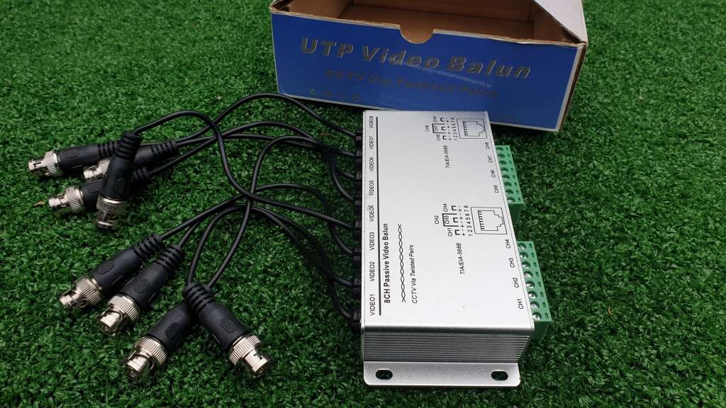 8-Channel UTB Video Balun - CCTV Via Twisted Pairs (BID PER BOX)!!!