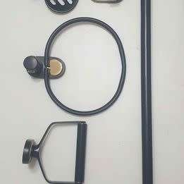 Luxury Bathroom Set. Soap Holder, Towel Rail & Holder (BID PER BOX!!!