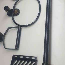 Luxury Bathroom Set. Soap Holder, Towel Rail & Holder (BID PER BOX!!!