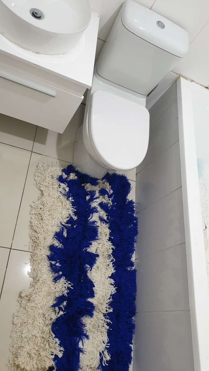 (WHITE COLOUR)..Hand-Made Foot Massaging Carpets (100x60)cm x .9kg (BID PER RUG)!!!