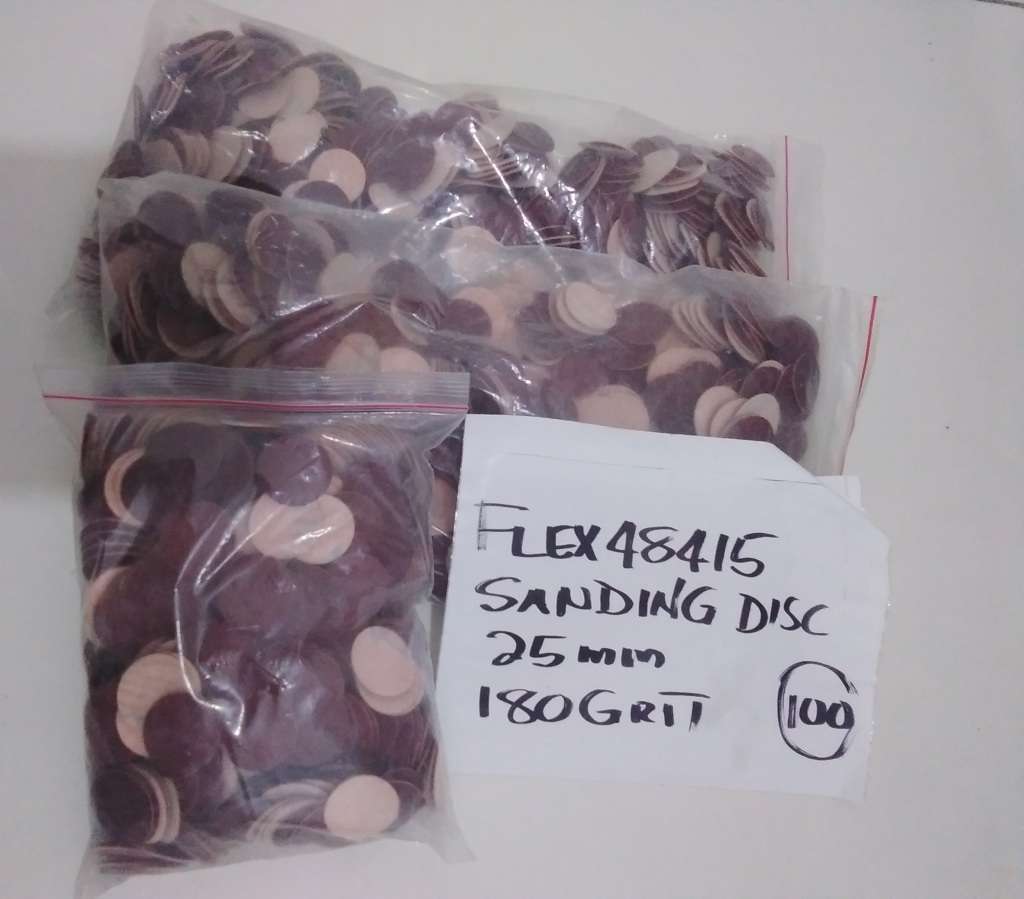 100x Flexi 48415 Sanding Discs, 25mm, 180 Grit (BID PER PACK Of 100x)!!!