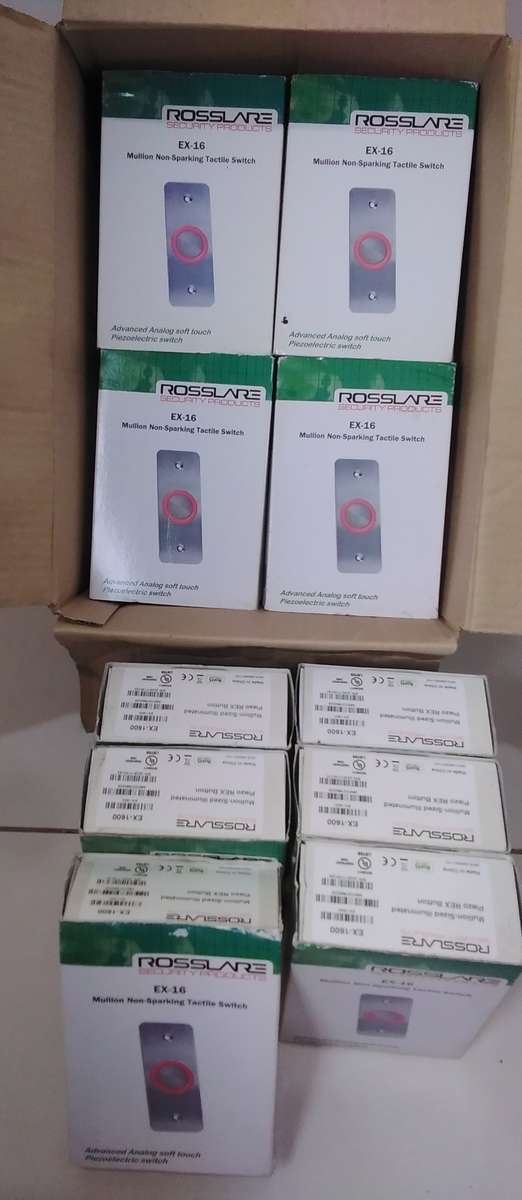 Rosslare EX-16 Advanced Analogue Soft Touch /Anti-Vandal Tactile Switch (BID PER PIECE)!!!