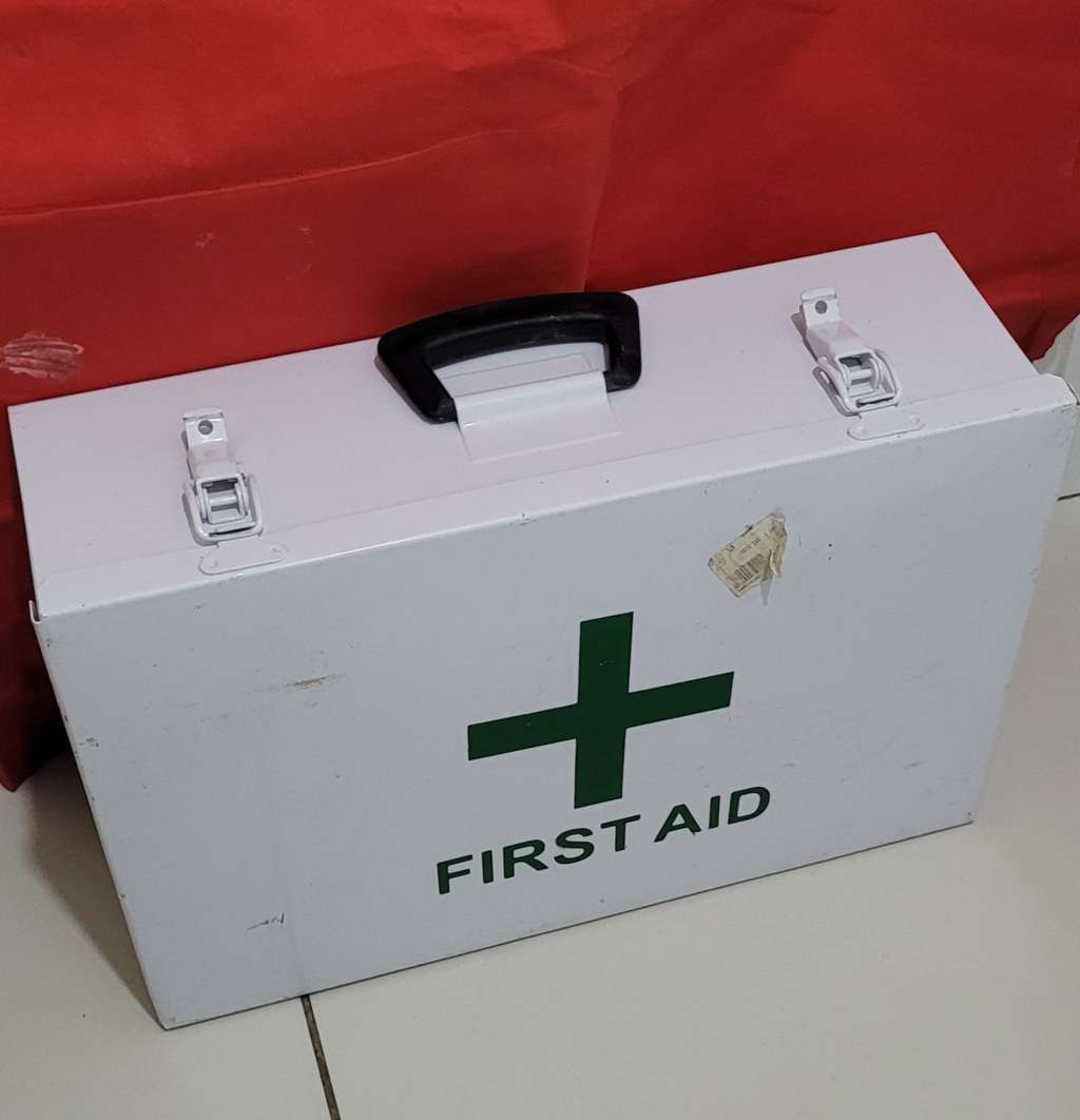 PACKED First Aid Box  (Almost New)!!