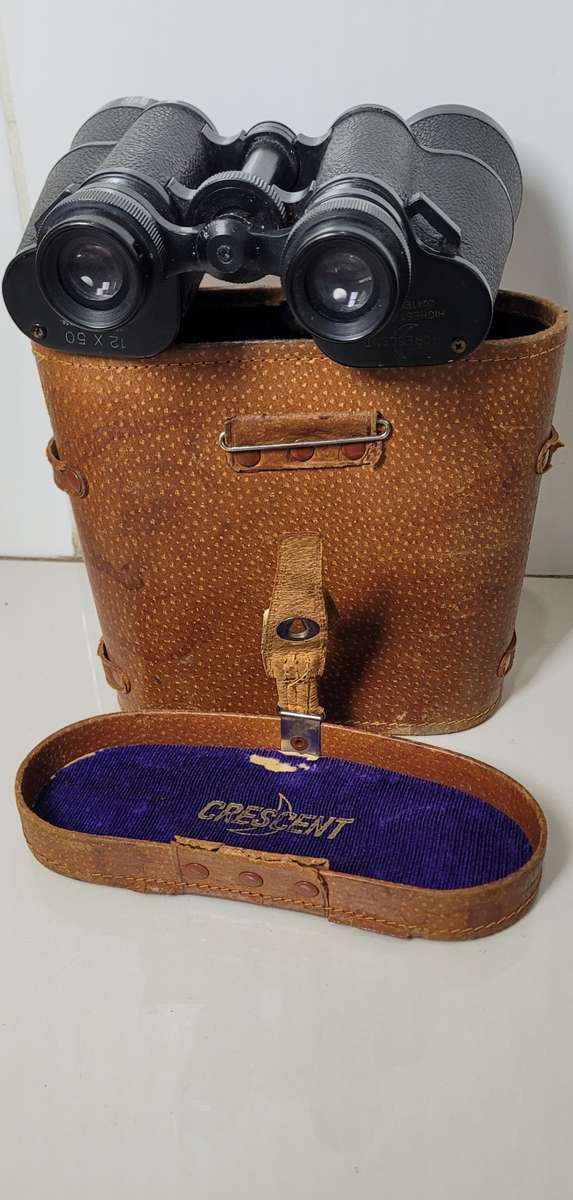 CRESCENT 12x50  Highest Quality Coated Optics Binocular (No Strap as Pictured)