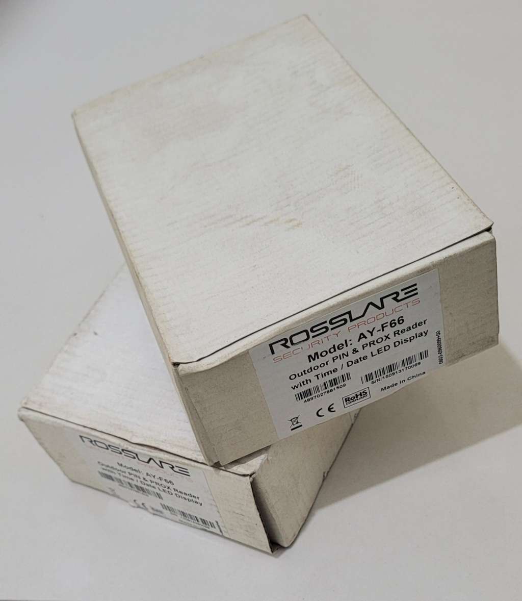 SEALED...ROSSLARE AY-F66 Outdoor Pin & Proximity Reader With Time/Date LED Display    (LAST ONE)!!!