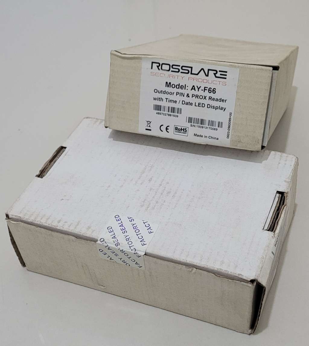SEALED...ROSSLARE AY-F66 Outdoor Pin & Proximity Reader With Time/Date LED Display    (LAST ONE)!!!