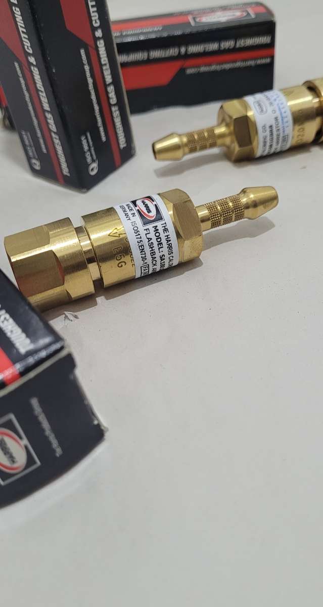 High-Quality HARRIS 3/8" Flashback Flame Arrestor. 20 Bar (SA1881 GBR8).  Bid Per Piece