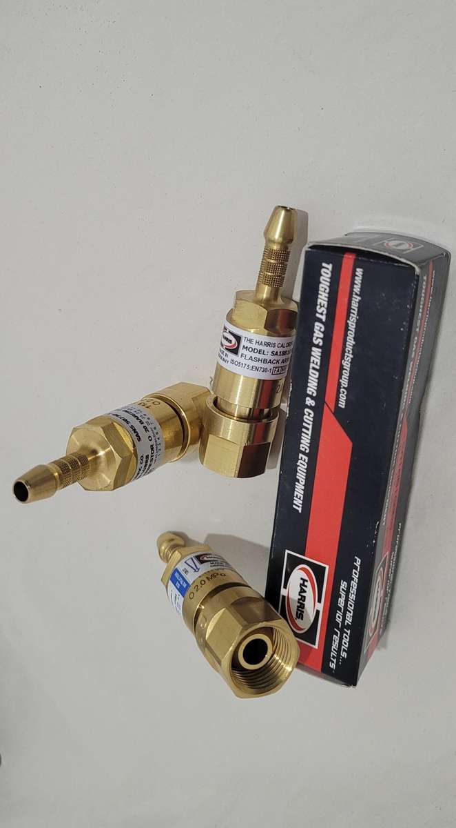 High-Quality HARRIS 3/8" Flashback Flame Arrestor. 20 Bar (SA1881 GBR8).  Bid Per Piece