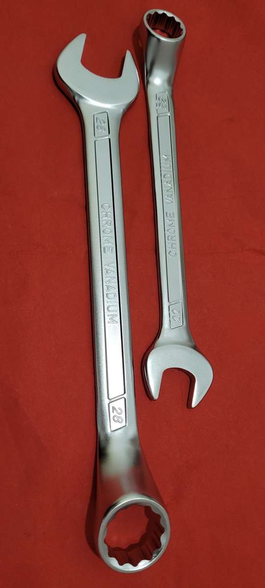 (28 & 22)mm Combination Wrench Spanners (Bid Per Lot)
