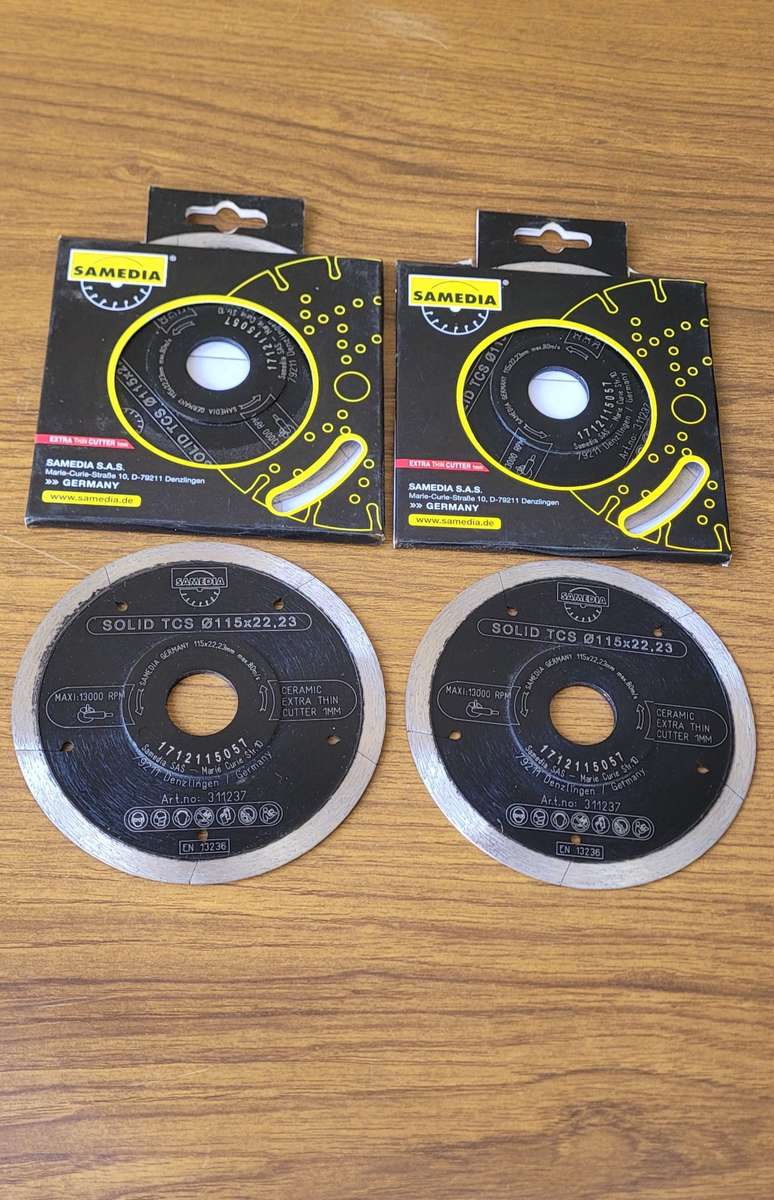 SAMEDIA Ceramic Tile Cutter. Solid TCS 115 x 22 x 23  (BID Per Piece)