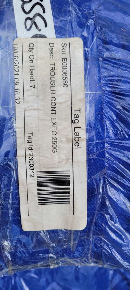 Size 34 Triple-Stitched Quality Work Pants ONLY. (Bid Per Piece)