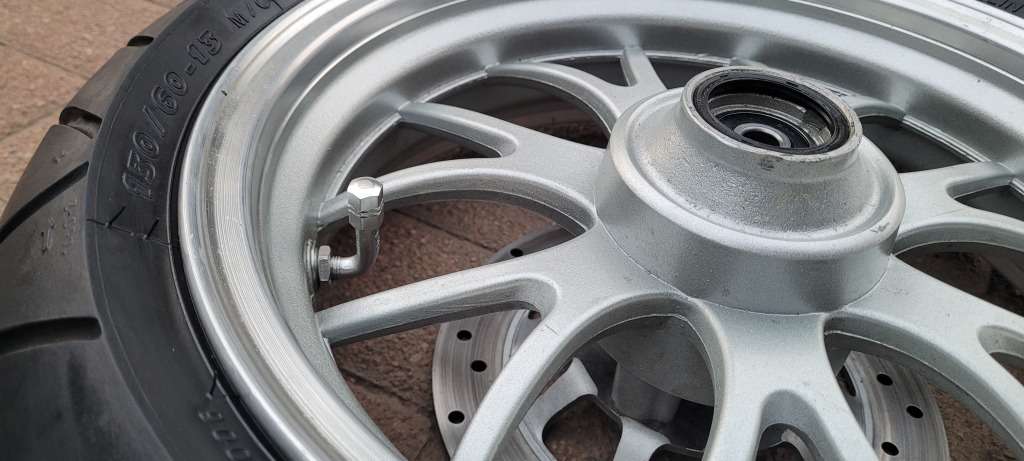 ALMOST NEW - 2x MICHELIN Pilot Sport Super Bike Rim, Tyre & Brake Disc 13/60-13  (Bid Per Lot)