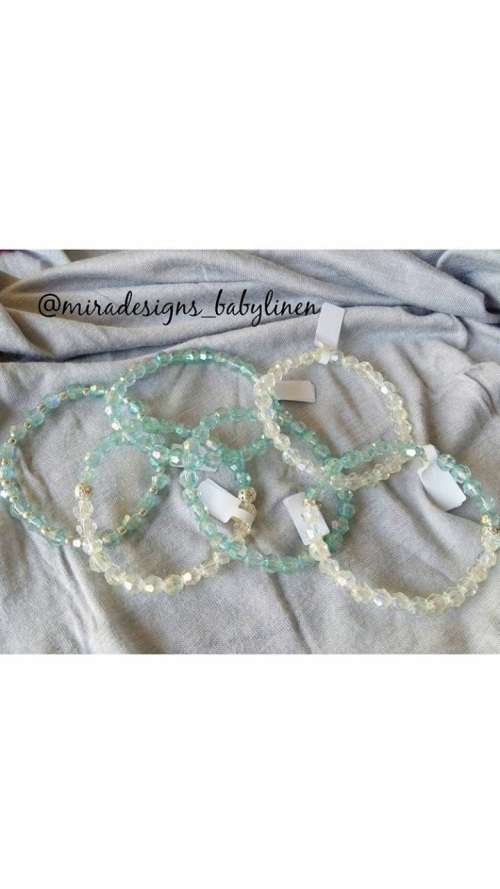 Ladies beaded stack bracelets fashion jewellery